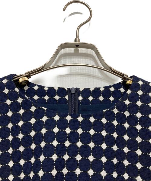 Leilian（レリアン）LEILIAN (レリアン) ブラウス・スカートセットアップ ネイビー サイズ:13の古着・服飾アイテム