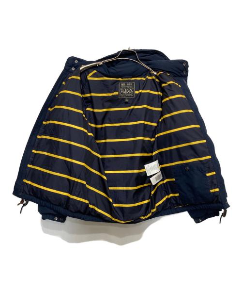 POLO RALPH LAUREN（ポロ・ラルフローレン）POLO RALPH LAUREN (ポロ・ラルフローレン) ポニー刺繍フーデットダウンジャケット ネイビー サイズ:SPの古着・服飾アイテム