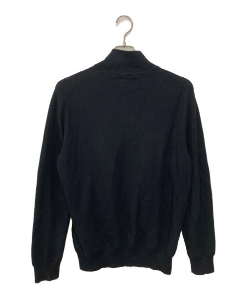POLO RALPH LAUREN（ポロ・ラルフローレン）POLO RALPH LAUREN (ポロ・ラルフローレン) ハーフジップセーター ブラック サイズ:Sの古着・服飾アイテム