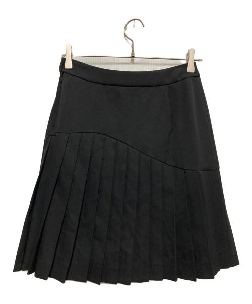 Vivienne Westwood RED LABEL（ヴィヴィアンウエストウッドレッドレーベル）Vivienne Westwood RED LABEL (ヴィヴィアンウエストウッドレッドレーベル) オーブボタンプリーツスカート ブラック サイズ:２の古着・服飾アイテム