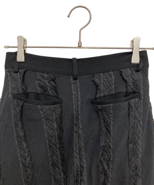 TODAYFUL（トゥデイフル）TODAYFUL (トゥデイフル) Sheer Jacquard Trousers シアー ジャカード トラウザーズ ブラック サイズ:SIZE 36の古着・服飾アイテム
