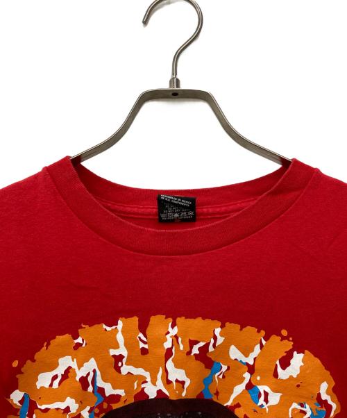 stussy（ステューシー）stussy (ステューシー) ロボットプリントTシャツ レッド サイズ:Lの古着・服飾アイテム