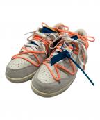 NIKE×OFFWHITEナイキ×オフホワイト）の古着「Dunk Low 1 of 50 Lot.19」｜SAIL/NEUTRAL GREY-OR