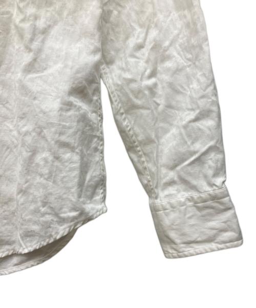 Vivienne Westwood man（ヴィヴィアン ウェストウッド マン）Vivienne Westwood man (ヴィヴィアン ウェストウッド マン) モザイクオーブ刺繍シャツ ホワイト サイズ:46の古着・服飾アイテム