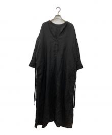 journal standard luxe（ジャーナルスタンダード ラックス）の古着「60リネンワンピース」｜ブラック
