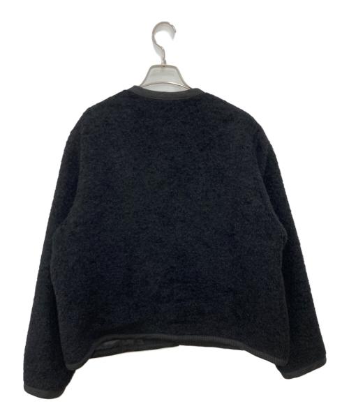 journal standard luxe（ジャーナルスタンダード ラックス）JOURNAL STANDARD LUXE (ジャーナルスタンダード ラックス) モヘヤシープノーカラージャケット ブラック サイズ:不明の古着・服飾アイテム