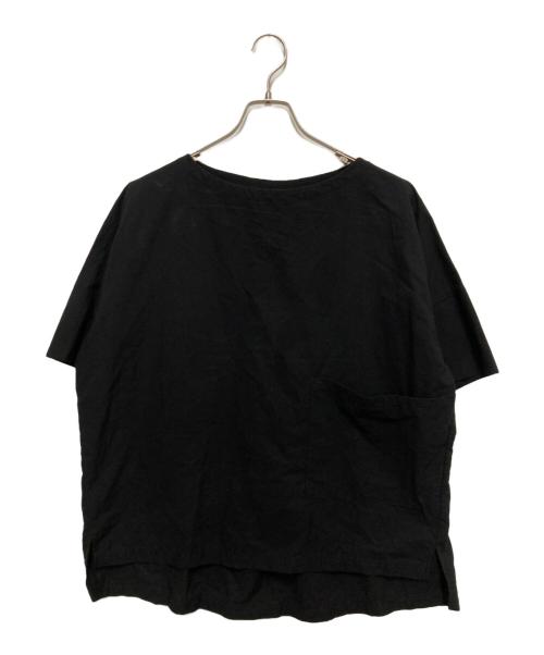 journal standard luxe（ジャーナルスタンダード ラックス）JOURNAL STANDARD LUXE (ジャーナルスタンダード ラックス) ブロードワッシャー プルブラウス ブラック サイズ:不明の古着・服飾アイテム