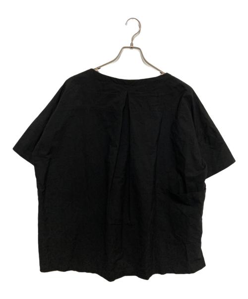 journal standard luxe（ジャーナルスタンダード ラックス）JOURNAL STANDARD LUXE (ジャーナルスタンダード ラックス) ブロードワッシャー プルブラウス ブラック サイズ:不明の古着・服飾アイテム