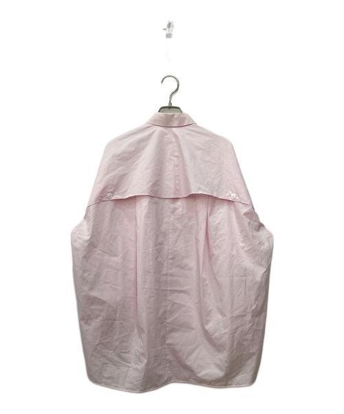 ENFOLD（エンフォルド）ENFOLD (エンフォルド) ROUND-SLIT SHIRT ピンク サイズ:38の古着・服飾アイテム