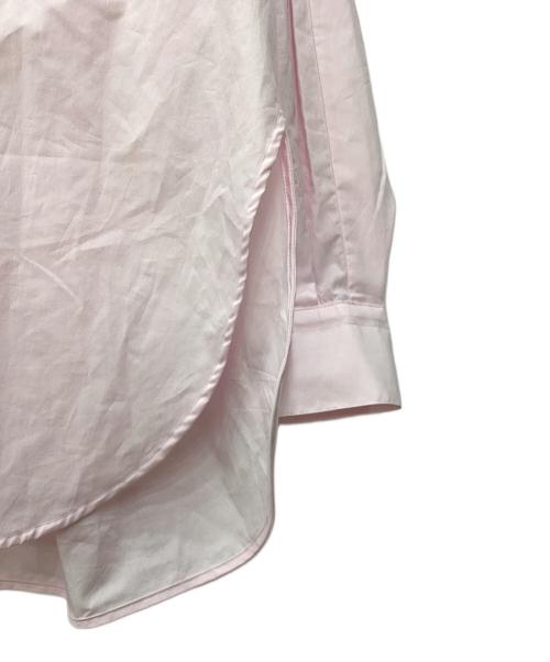 ENFOLD（エンフォルド）ENFOLD (エンフォルド) ROUND-SLIT SHIRT ピンク サイズ:38の古着・服飾アイテム
