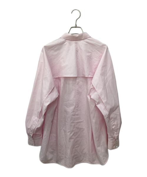 ENFOLD（エンフォルド）ENFOLD (エンフォルド) ROUND-SLIT SHIRT ピンク サイズ:38の古着・服飾アイテム