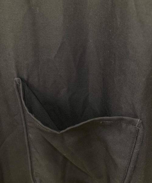 SEEALL（シーオール）SEEALL (シーオール) ノーカラーウールコート ブラック サイズ:4の古着・服飾アイテム