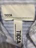 中古・古着 ticca (ティッカ) テントラインシャツワンピース ブルー サイズ:FREE：7000円