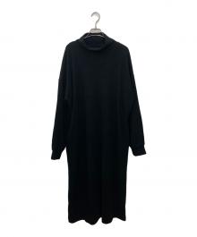 journal standard luxe（ジャーナルスタンダード ラックス）の古着「リバージャージ ハイネックワンピース」｜ブラック