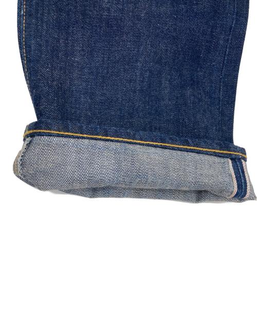 RRL（ダブルアールエル）RRL (ダブルアールエル) メダリオンステッチストレートデニムパンツ インディゴ サイズ: 76cm (W30)の古着・服飾アイテム