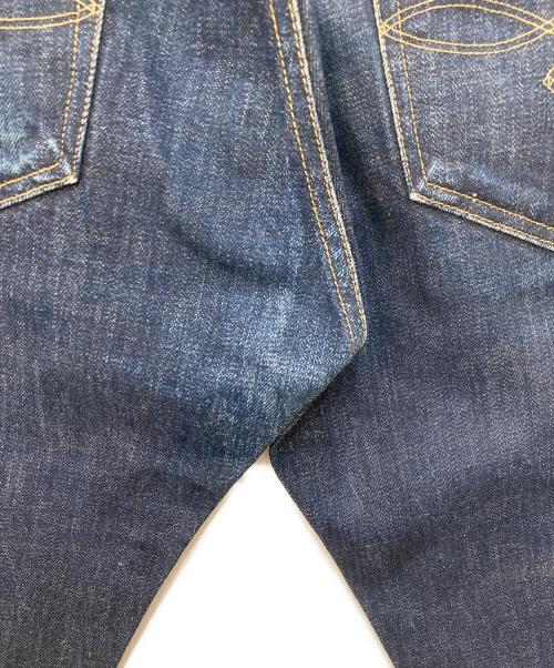 RRL（ダブルアールエル）RRL (ダブルアールエル) メダリオンステッチストレートデニムパンツ インディゴ サイズ: 76cm (W30)の古着・服飾アイテム