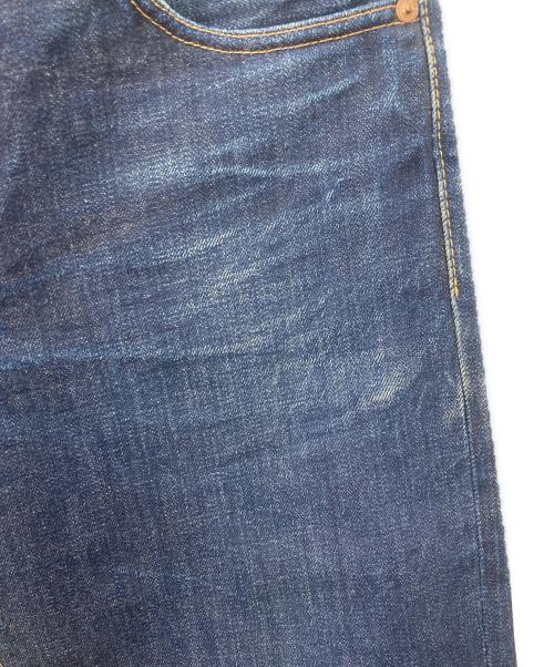 RRL（ダブルアールエル）RRL (ダブルアールエル) メダリオンステッチストレートデニムパンツ インディゴ サイズ: 76cm (W30)の古着・服飾アイテム