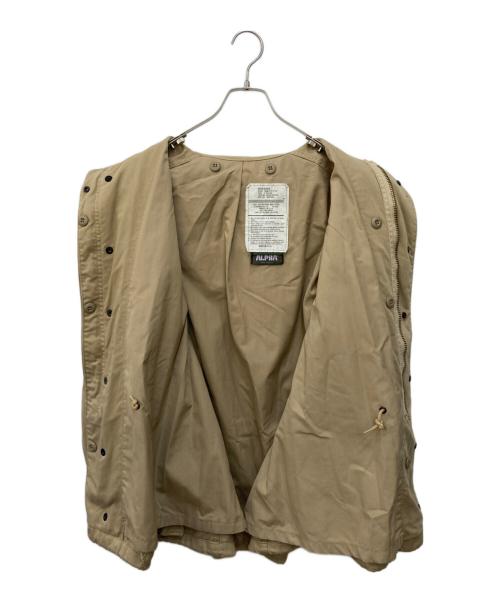 ALPHA（アルファ）ALPHA (アルファ) M-65 cold weater field coat ベージュ サイズ:表記無の古着・服飾アイテム