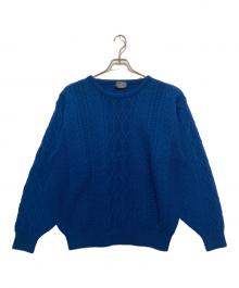 Christian Dior MONSIEUR（クリスチャンディオールムッシュ）の古着「ケーブルニット」｜ネイビー