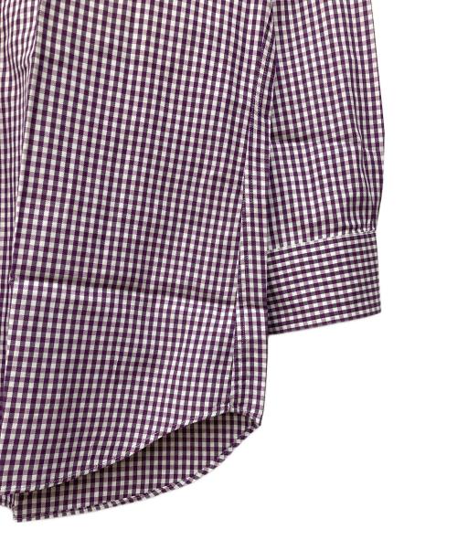 BURBERRY LONDON（バーバリーロンドン）BURBERRY LONDON (バーバリーロンドン) ノヴァ×ギンガムチェックシャツ パープル サイズ:Mの古着・服飾アイテム