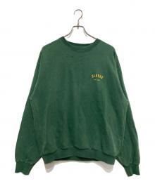 X-LARGE（エクストララージ）の古着「EAGLE LOGO PIGMENT CREWNECK SWEAT」｜グリーン