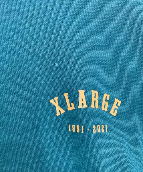X-LARGE（エクストララージ）X-LARGE (エクストララージ) EAGLE LOGO PIGMENT CREWNECK SWEAT グリーン サイズ:Mの古着・服飾アイテム