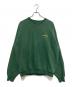 X-LARGE（エクストララージ）の古着「EAGLE LOGO PIGMENT CREWNECK SWEAT」｜グリーン