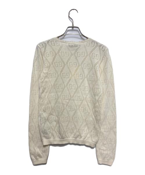 GUCCI（グッチ）GUCCI (グッチ) GGジャガードニット ベージュ サイズ:12（150） 未使用品の古着・服飾アイテム