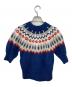 POLO RALPH LAUREN (ポロ・ラルフローレン) Fair Isle Puff-Sleeve Sweater ネイビー サイズ:XS：7000円