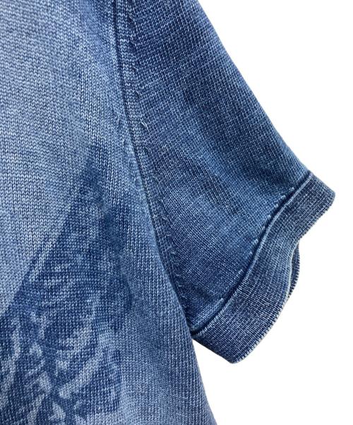 DIESEL（ディーゼル）DIESEL (ディーゼル) M-FENNY インディゴニットポロシャツ インディゴ サイズ:Ｌの古着・服飾アイテム