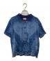 DIESEL（ディーゼル）の古着「M-FENNY インディゴニットポロシャツ」｜インディゴ