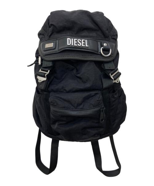 DIESEL（ディーゼル）DIESEL (ディーゼル) Logos S-Small backpack ブラックの古着・服飾アイテム