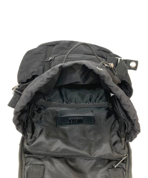 DIESEL（ディーゼル）DIESEL (ディーゼル) Logos S-Small backpack ブラックの古着・服飾アイテム