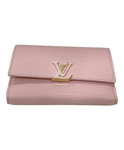 LOUIS VUITTON（ルイ ヴィトン）LOUIS VUITTON (ルイ ヴィトン) 3つ折り財布 ピンクの古着・服飾アイテム