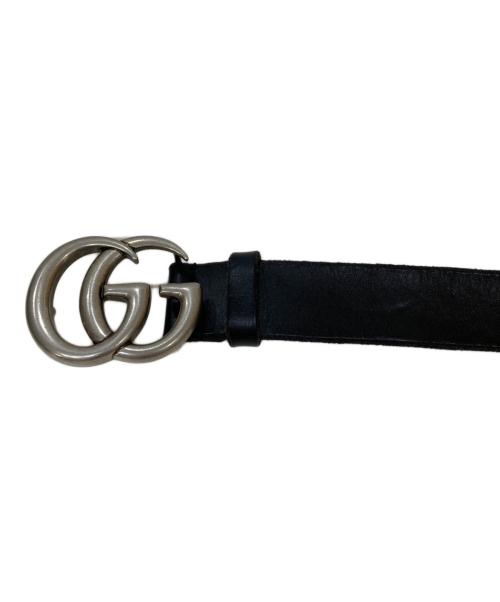 GUCCI（グッチ）GUCCI (グッチ) ダブルGベルト ブラックの古着・服飾アイテム
