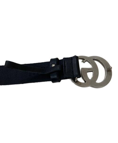 GUCCI（グッチ）GUCCI (グッチ) ダブルGベルト ブラックの古着・服飾アイテム