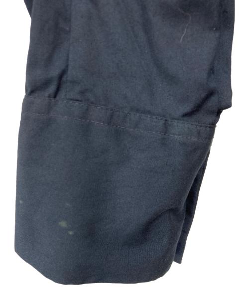 Vivienne Westwood（ヴィヴィアンウエストウッド）Vivienne Westwood (ヴィヴィアンウエストウッド) ビッグカラーオーブ刺繍シャツ ネイビー サイズ:12の古着・服飾アイテム