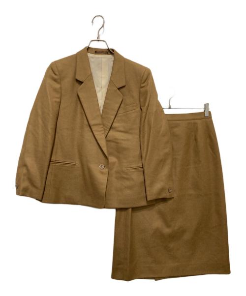 Burberry's（バーバリーズ）Burberry's (バーバリーズ) ウールセットアップ ブラウン サイズ:9AB2の古着・服飾アイテム