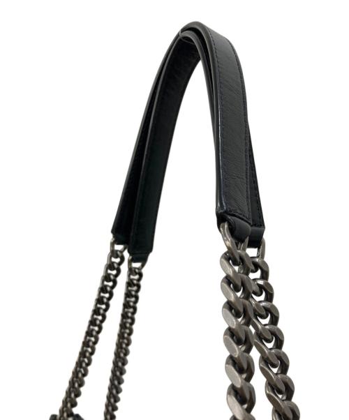 Saint Laurent Paris（サンローランパリ）Saint Laurent Paris (サンローランパリ) チェーントートバッグ ブラックの古着・服飾アイテム