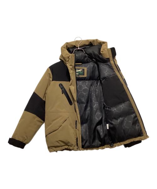 Schott（ショット）Schott (ショット) ダウンジャケット ブラウン×ブラック サイズ:XSの古着・服飾アイテム