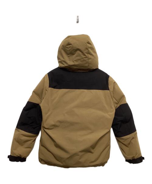 Schott（ショット）Schott (ショット) ダウンジャケット ブラウン×ブラック サイズ:Mの古着・服飾アイテム