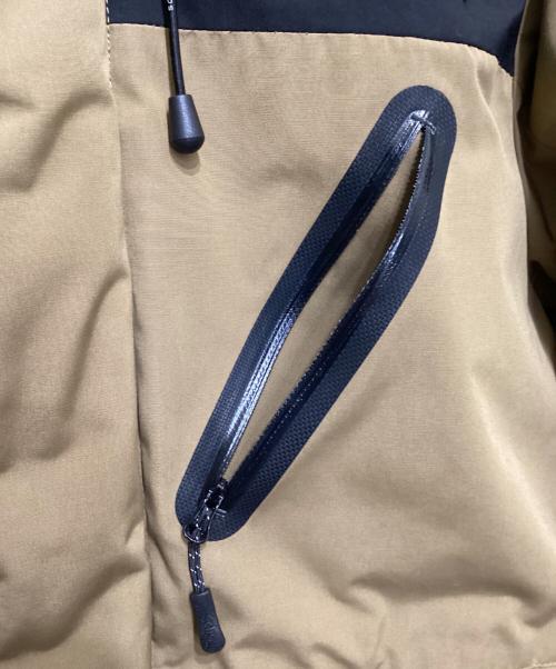 Schott（ショット）Schott (ショット) ダウンジャケット ブラウン×ブラック サイズ:Mの古着・服飾アイテム