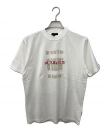 BURBERRY LONDON（バーバリーロンドン）の古着「ロゴプリントTシャツ」｜ホワイト