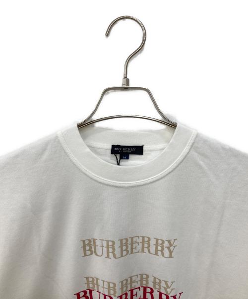 BURBERRY LONDON（バーバリーロンドン）BURBERRY LONDON (バーバリーロンドン) ロゴプリントTシャツ ホワイト サイズ:Ｍ 未使用品の古着・服飾アイテム
