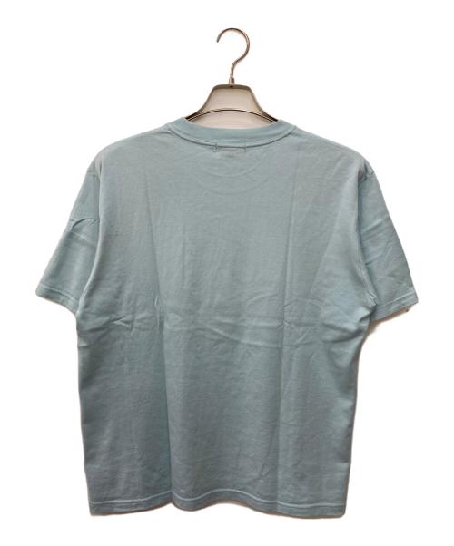 BURBERRY LONDON（バーバリーロンドン）BURBERRY LONDON (バーバリーロンドン) プリントTシャツ ブルー サイズ:Ｍの古着・服飾アイテム