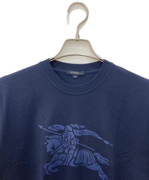 BURBERRY LONDON（バーバリーロンドン）BURBERRY LONDON (バーバリーロンドン) プリントTシャツ ネイビー サイズ:Ｍの古着・服飾アイテム