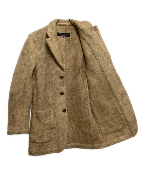 COMME des GARCONS HOMME PLUS（コムデギャルソンオムプリュス）COMME des GARCONS HOMME PLUS (コムデギャルソンオムプリュス) 縮絨フェルトジャケット ベージュ サイズ:Mの古着・服飾アイテム