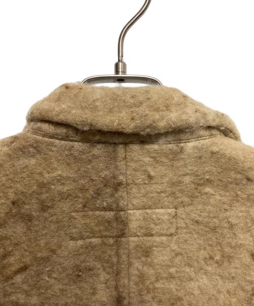 COMME des GARCONS HOMME PLUS（コムデギャルソンオムプリュス）COMME des GARCONS HOMME PLUS (コムデギャルソンオムプリュス) 縮絨フェルトジャケット ベージュ サイズ:Mの古着・服飾アイテム