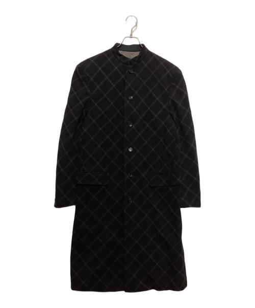 COMME des GARCONS HOMME PLUS（コムデギャルソンオムプリュス）COMME des GARCONS HOMME PLUS (コムデギャルソンオムプリュス) マオカラーコート ブラック サイズ:Mの古着・服飾アイテム
