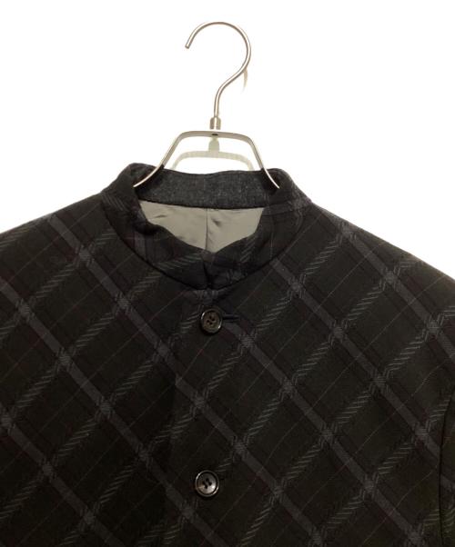 COMME des GARCONS HOMME PLUS（コムデギャルソンオムプリュス）COMME des GARCONS HOMME PLUS (コムデギャルソンオムプリュス) マオカラーコート ブラック サイズ:Mの古着・服飾アイテム